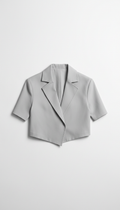 veste courte asymétrique en PDF
