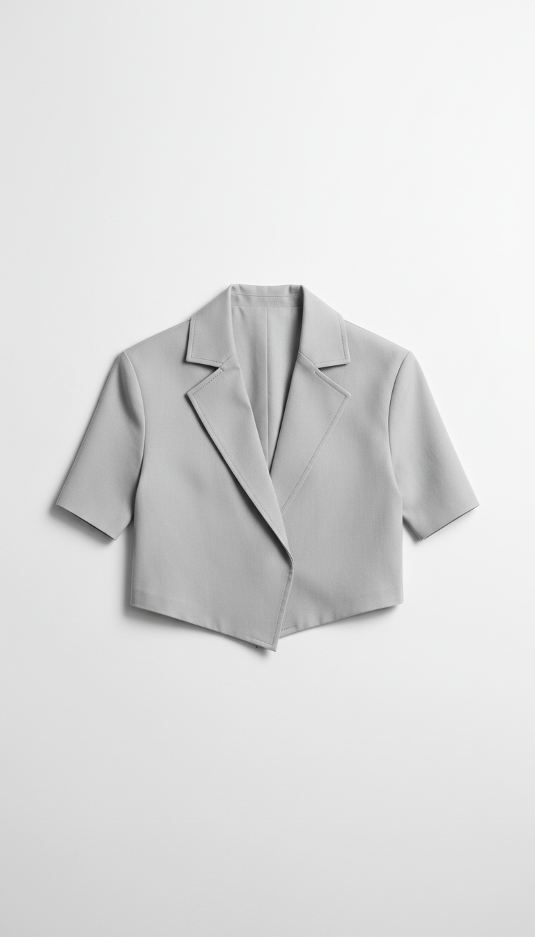 veste courte asymétrique en PDF